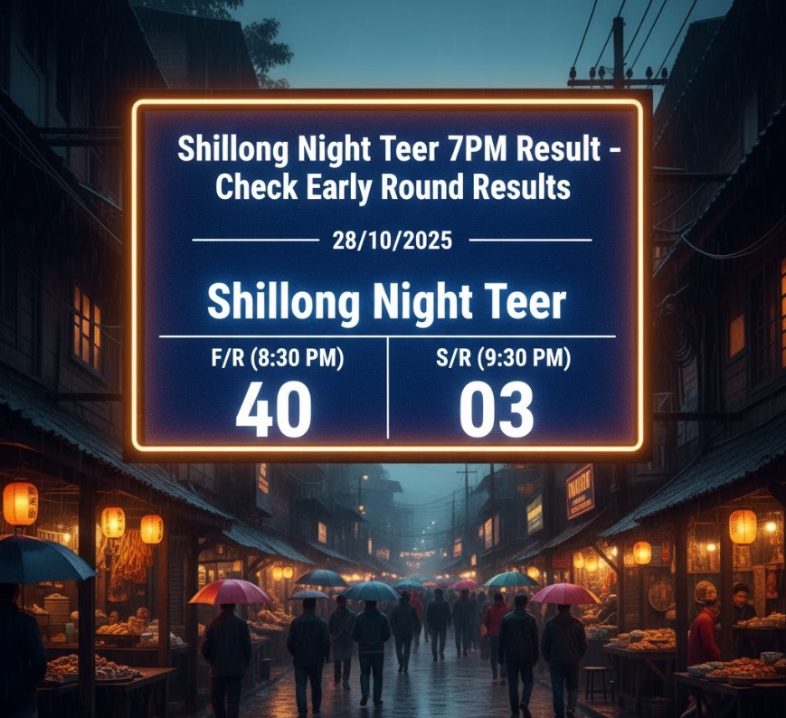 Shillong Night Teer 7PM Result – Check Early Round Results