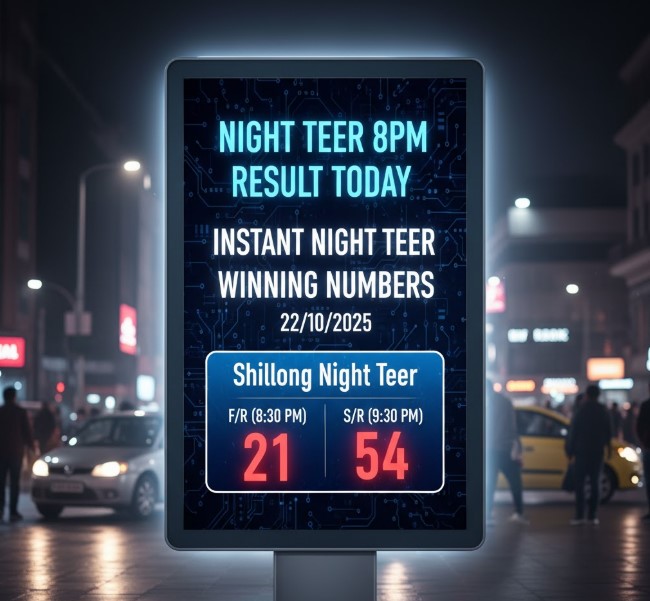 Night Teer 8PM Result Today – Instant Night Teer Winning Numbers